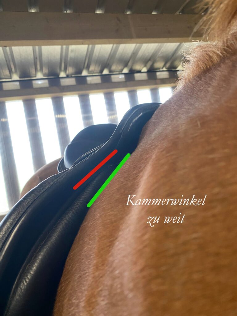 Kammerwinkel zu weit